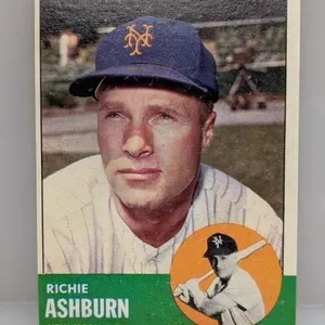 1963 Topps Richie Ashburn HOF Mets/Phillies E/S