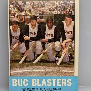 1963 Topps #18 Roberto Clemene Buc Blasters HOF C