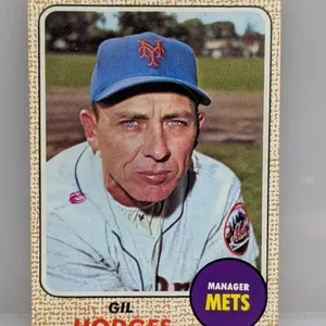 1968 Topps Baseball Gil Hodges HOF 27 Indent