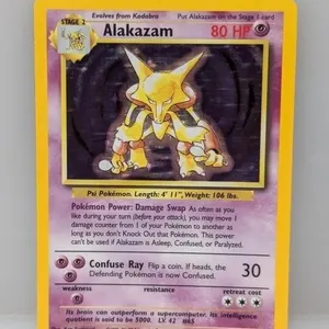 Pokemon 1999 Alakazam Holo 1