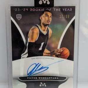 /99 2024 Topps Mercury Victor Wembanyama Auto ROY