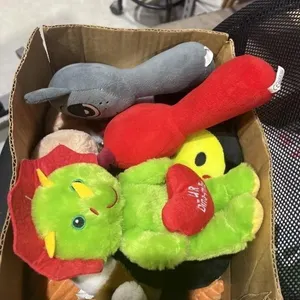 Box of Assorted Plush Toys