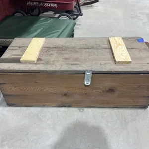 Wood Foot Locker 38"L x 16"W x 13"H