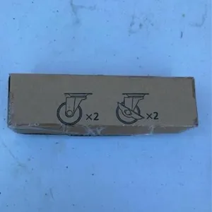 1.5in d plastic with metal bracket casting wheels