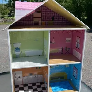22x7x27in tall children�s cardboard playhouse