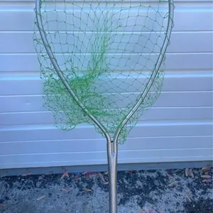 Fishing net - 37.5in long, 14in width at largest p