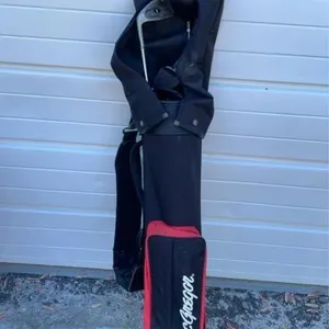 30in tall MacGregor golf bag and clubs