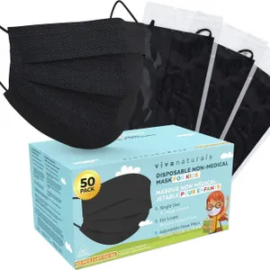 New Kids Disposable Face Masks (50 Pack),...