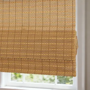 Comzone 24x64 Cordless Bamboo Roman Shade