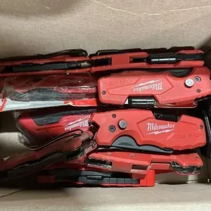 Milwaukee Red Folding Utility Knives 10-Pk
