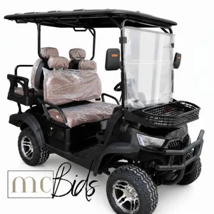 Unused Black 4-Seater Electric Golf Cart