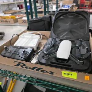 DJI Spark Model MM1A Drone With Controller, Charging Hub, Batteries, Soft Case