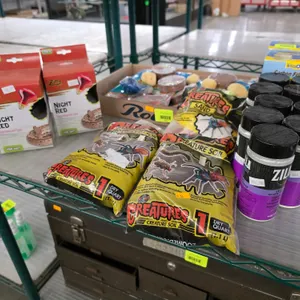 Zilla Night Red Incandescent Spot Bulbs, Zilla Cricket Glow Powder, Zoo Med Creatures Soil and Sand,
