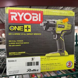 Ryobi P261 18V 3-Speed 1/2 In. Impact Wrench