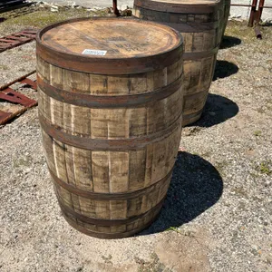 MAKERS MARK WOODEN BARREL, 36”H X 24”W