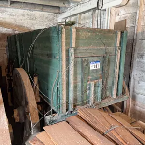 Antique Horse Drawn Wood Grain Wagon