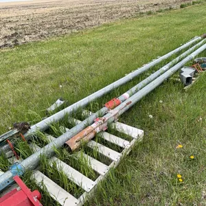 (3) 4 Inch Augers (15, 19 & 20 Feet With 1 & 3/4Hp Motors)