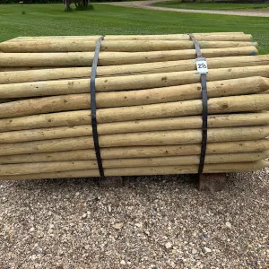 7' x 3-4" Pressure Treated Posts-qty 115