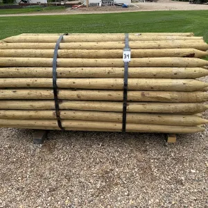 7' x 3-4" Pressure Treated Posts-qty 115