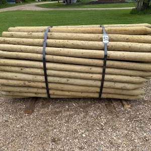 7' x 3-4" Pressure Treated Posts-qty 115