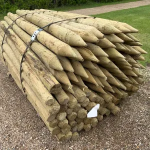 7' x 3-4" Pressure Treated Posts-qty 115