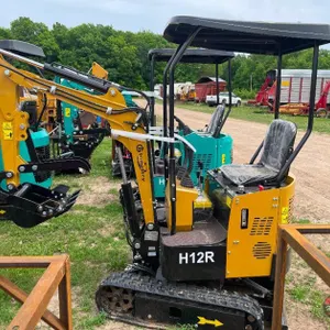 Mini H12R Excavator - Yellow/Orange