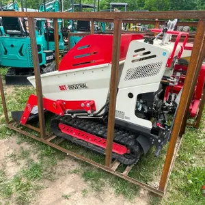 Stand-On Self-Loading Crawler Dumper - Red & White