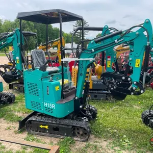 Mini H15R Excavator - Green