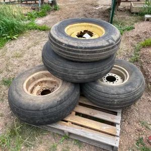 Pallet of Implement Tires and Rims