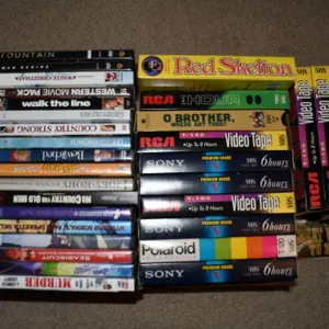 DVDs and VHS