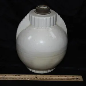 9 Inch Stoneware Oil Lamp Base
