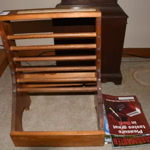 Homemade Magazine Rack