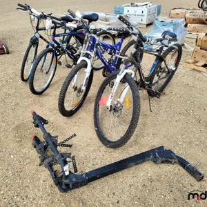 4 CCM Bicycles & Hitch Mount Bike Rack
 UNRESERVED
