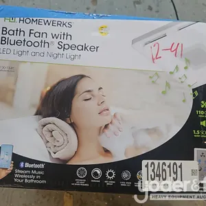 Homewerks Bath Fan c/w Bluetooth Speaker 