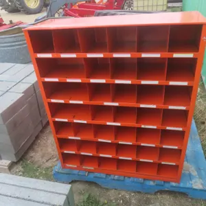 Metal 39-Pigeon-Hole Bolt Bin, 42" × 35" × 12"
