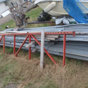 20 Sheets Corrugated Steel Cladding, 14-24 FT Lengths x 36" Wide