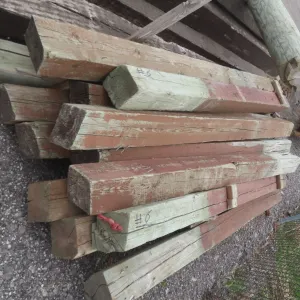 14 Treated Timbers 6x6" x 9 FT