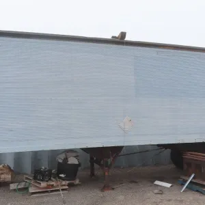 26 FT Semi Freight Trailer Container, Single Axle, Used as Office/Storage, No TOD