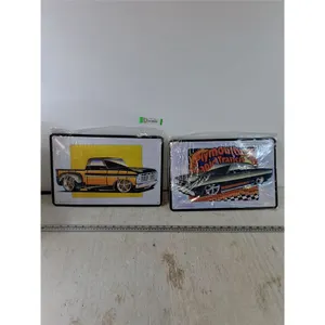 (2) Metal Signs, Ford Truck and Plymouth Car