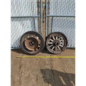 **(2) Vintage Wagon Wheels No Shipping