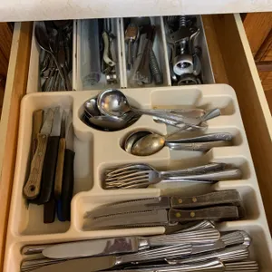 5 Mystery Kitchen Drawers, Utensils and Tools Collection with Storage Trays, New Hand Mixer