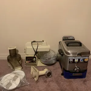 Vintage Oster Regency Kitchen Center and T-fal Deep Fryer Combination
