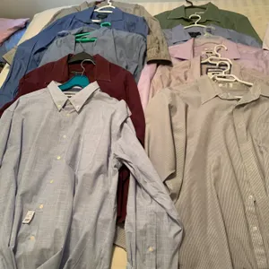 Mens Button-Down Shirts by Joseph Abboud, Kenneth Cole Awareness, and Others Lot of 16