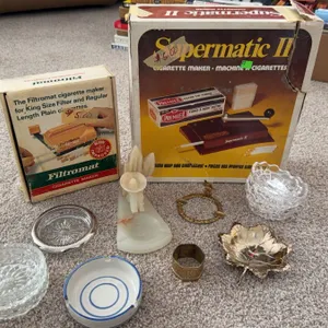 Cigarette Makers and Ashtrays