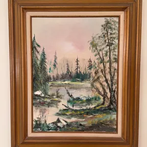 Original Painting on Canvas, Framed
