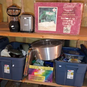 Coleman Camp Stove and Camping Supplies