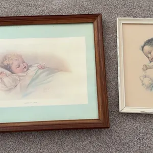 Bessie Pease Gutmann Framed Prints Pair