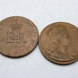 PAIR 1953 QUEENS CORONATION MEDALLIONS