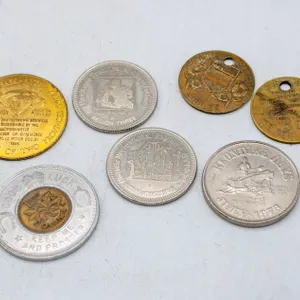 LOT ASSTD VTG COLLECTOR TOKENS