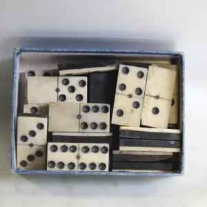 ANTIQUE BONE DOMINOS